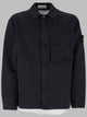 Stone Island Overshirt In Twill Di Cotone