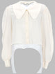 Chloé Blusa Con Maniche A Sbuffo In Crêpe De Chine