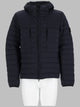 Stone Island Piumino Con Cappuccio Con Finitura Antigoccia