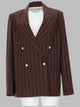 Alysi Blazer "Stripes Wool" Doppio Petto