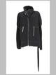 Rick Owens Drkshdw Giacca "Mountain" Con Zip Asimmetrica