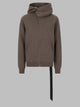 Rick Owens Drkshdw Felpa "Mountain" Con Cappuccio