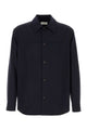 The Row Midnight Blue Wool Oslo Shirt
