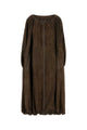 Ferragamo Brown Suede Overcoat