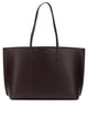 Tory Burch Bordeaux Cow Leather Cotton Shoulder Bags