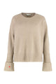 Tory Burch Sweater With A Round Neck In Merino Wool