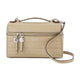 Tory Burch Romy Slim Top Handle Purse -  - Leather - Beige