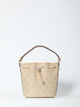 Tory Burch T-Monogram Bucket Bag -  - Leather - Beige