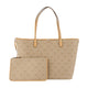 Tory Burch T-Monogram Zip Shopper Bag -  - Leather - Beige