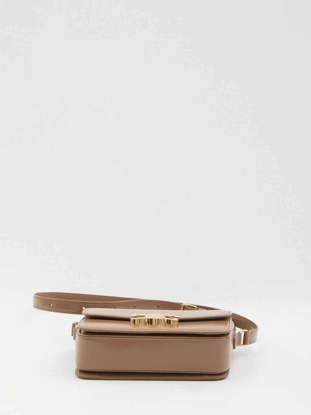 Celine Bronze Teen Triomphe Calf Leather Shoulder Bag