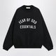 Fear Of God Essentials Black Cotton Fleece Sweatshirt With Logo Embroidery