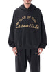 Fear Of God Essentials Training 90S Black Cotton Fleece Sweatshirt