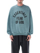 Fear Of God Essentials Essentials Fear Of God Light Blue Campus 90S Crewneck Sweatshirt