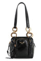 Prada Black Mini Prada Dangle Handbag