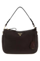 Prada Dark Brown Leather Medium Shoulder Bag