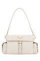 Prada Ivory Nappa Leather Prada Explore Shoulder Bag