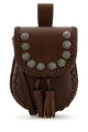 Prada Brown Leather Crossbody Bag