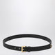Prada Saffiano Leather Belt With Enameled Triangle Logo