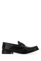 Prada Dark Brown Leather Loafers