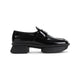Prada Black Leather Equal Loafers