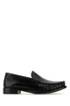 Prada Brushed Fumé Leather Loafers