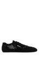 Prada Black Cotton-Blend Sneaker