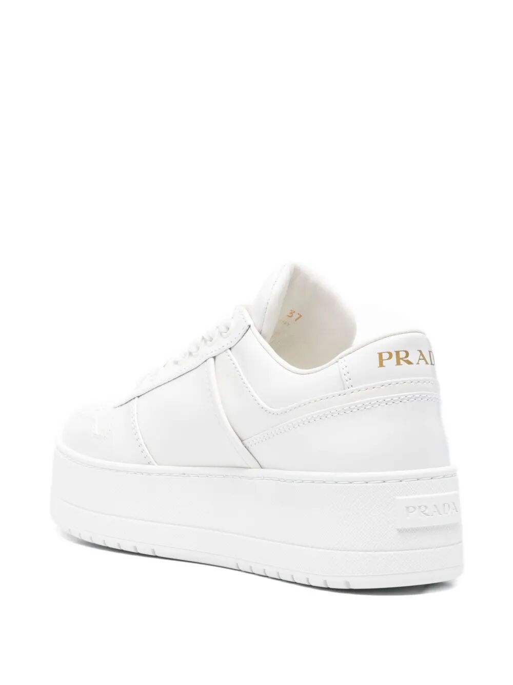 Prada Downtown Leather Sneakers