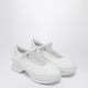 Prada  White Mesh Ballerina