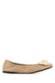 Prada Beige Leather Ballerinas