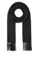 Prada Charcoal Cashmere Scarf