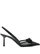 Prada Bow Detail Mesh Slingback Pumps