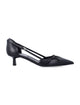 Prada Open-Side Leather Pumps