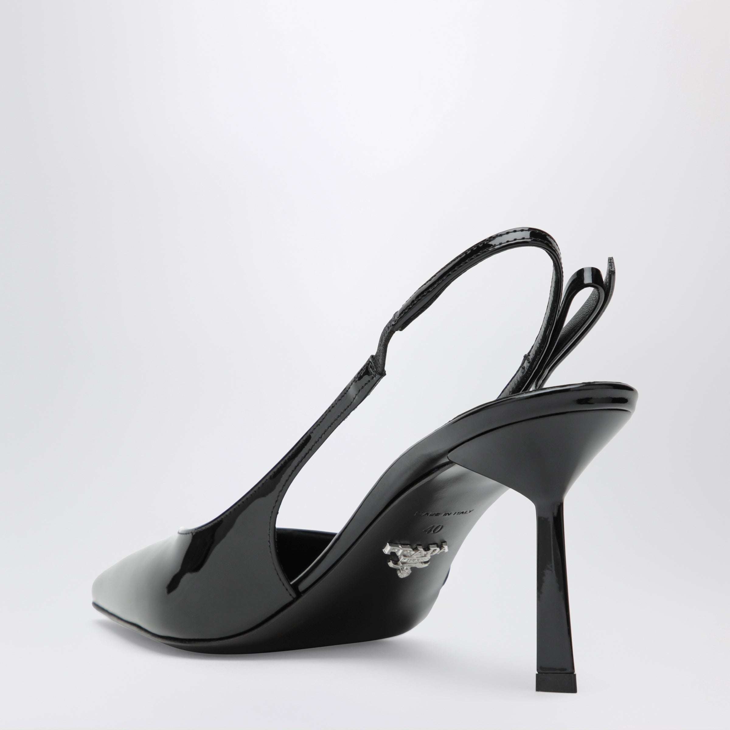 Prada Black Patent Leather Pumps