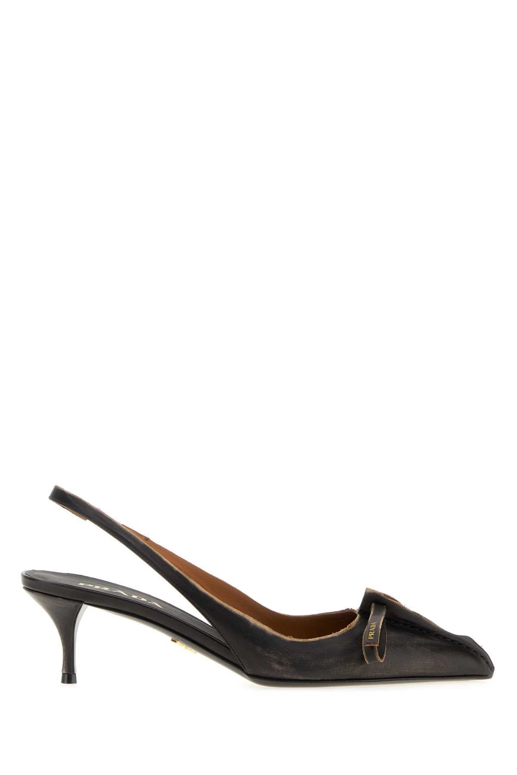 Prada Black Leather Pumps
