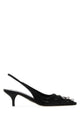 Prada Black Satin Pumps