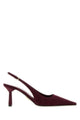 Prada Aubergine Suede Pumps