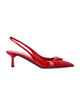 Prada Prada Red Patent Slingback Pumps