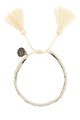 Prada Two-Tone Suede And Fabric Bracelet