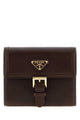 Prada Brown Nappa Leather Wallet