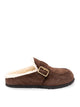Prada Suede And Shearling Mules