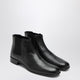 Prada Black Leather Ankle Boots