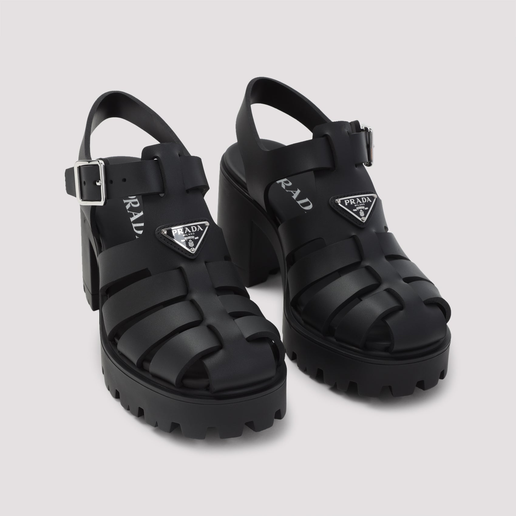 Prada Prada Monolith Rubber Sandals