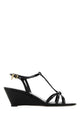 Prada Prada Patent Leather Wedge Sandals