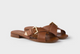 Prada Brown Calfskin Flat Shoes