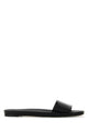 Prada Black Leather Slippers
