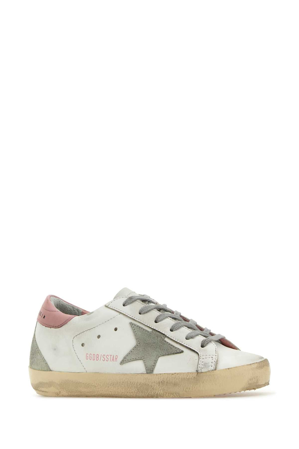 Golden Goose Deluxe Brand Super-Star Leather Upper And Heel Suede Star