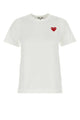 Comme Des Garcons Play Short Sleeve Tee Red Heart