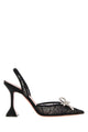 Amina Muaddi Rosie Lace Sling 95