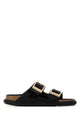 Birkenstock Arizona Db Hex Shine Black, Natural Leather