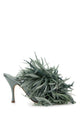 Gucci Fabric Upper And Leather Sole Sandal